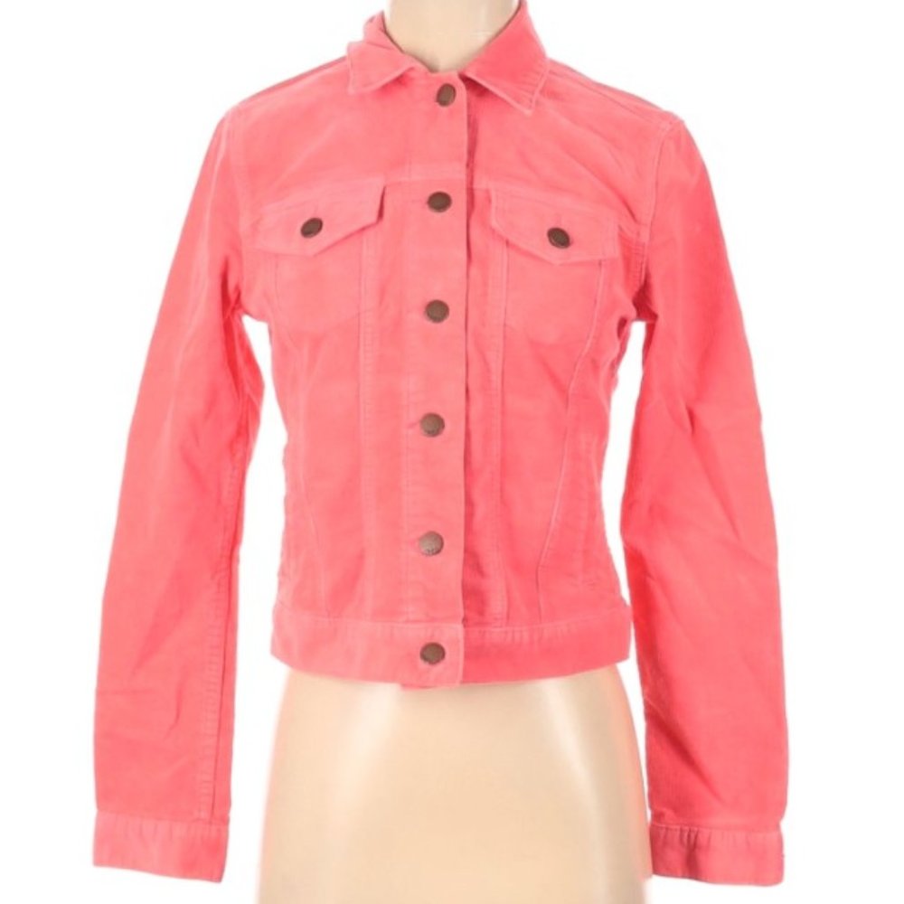 Gap Jacket Size XS Coral Pink corduroy Classic